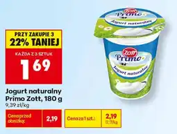 Biedronka Jogurt naturalny Primo Zott oferta