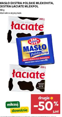 Stokrotka Masło Ekstra Polskie Mlekovita, Łaciate Mlekpolskie oferta