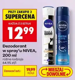 Biedronka Dezodorant w spray'u NIVEA oferta
