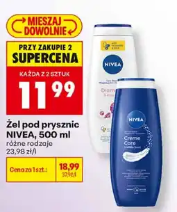 Biedronka Żel pod prysznic NIVEA oferta