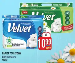 MOKPOL Papier toaletowy biały, rumianek Velvet oferta