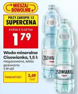 Biedronka Woda mineralna Cisowianka oferta