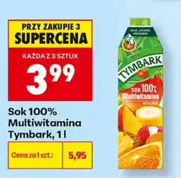Biedronka Sok 100% Multiwitamina Tymbark oferta