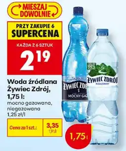 Biedronka Woda źródlana Żywiec Zdrój oferta