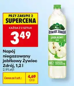 Biedronka Napój niegazowany jabłkowy Żywic Zdrój oferta