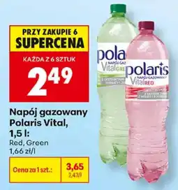 Biedronka Napój gazowany Polaris Vital oferta