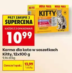 Biedronka Karma dla kota w saszetkach Kitty oferta