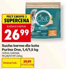 Biedronka Sucha karma dla kota Purina One oferta