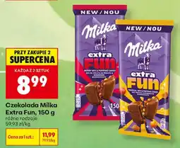 Biedronka Czekolada Milka Extra Fun oferta