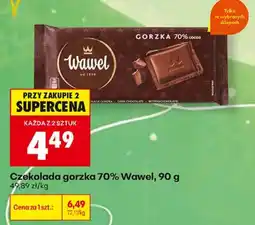 Biedronka Czekolada gorzka 70% Wawel oferta