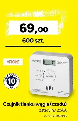 Bricoman Czujnik tlenku węgla (czadu) Virone oferta