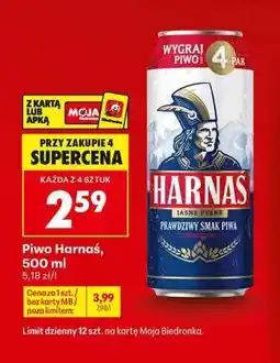 Biedronka PIWO HARNAŚ 500 ML oferta