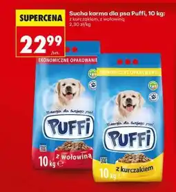 Biedronka Sucha karma dla psa Puffi, 10 kg oferta