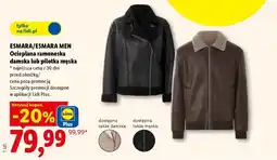 Lidl ESMARA/ESMARA MEN Ocieplana ramoneska damska lub pilotka męska oferta