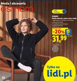 Lidl Kurtka damska z polaru typu teddy oferta