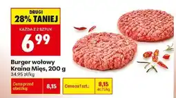 Biedronka Burger wołowy Kraina Mięs 200 g oferta