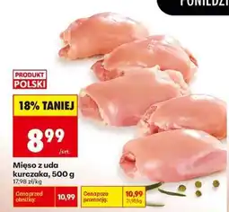 Biedronka Mięso z uda kurczaka, 500 g oferta