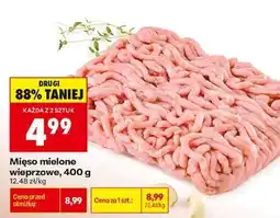 Biedronka Mięso mielone wieprzowe, 400 g oferta