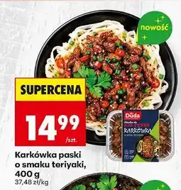 Biedronka Karkówka paski o smaku teriyaki, 400 g oferta