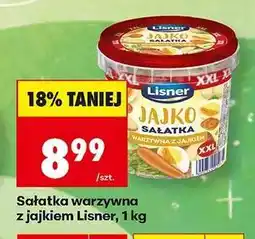Biedronka Sałatka warzywna z jajkiem Lisner, 1 kg oferta