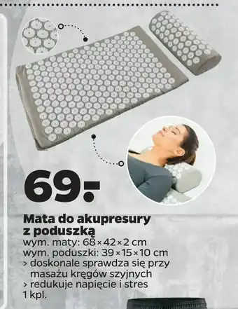 Netto Mata do akupresury z poduszką oferta