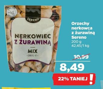 Netto Orzechy nerkowca z żurawiną Sereno oferta
