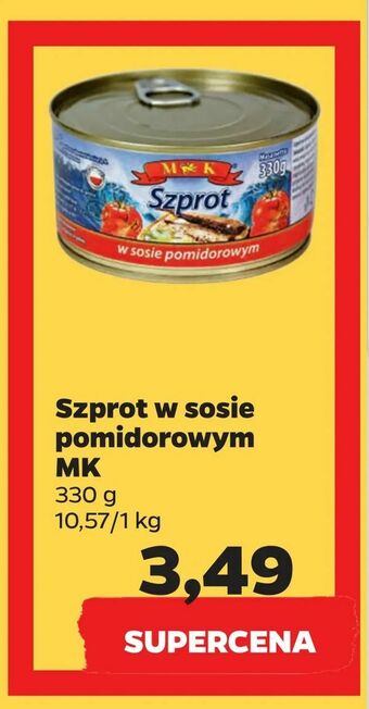 Netto Szprot w sosie pomidorowym MK oferta