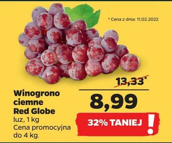 Netto Winogrono ciemne Red Globe oferta