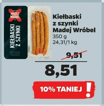 Netto Kiełbaski z szynki Madej Wróbel oferta
