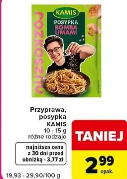 Carrefour Market Przyprawa, posypka KAMIS oferta