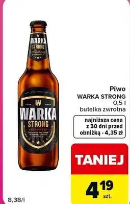 Carrefour Market Piwo Warka Strong oferta