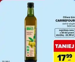 Carrefour Market Oliwa bio CARREFOUR extra virgin oferta