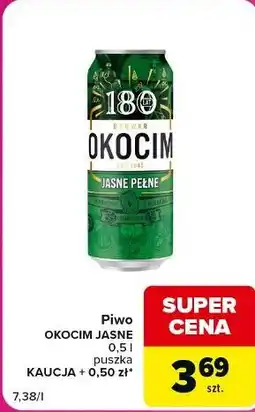 Carrefour Market Piwo Okocim Jasne oferta