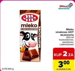 Carrefour Market Mleko smakowe UHT MLEKOVITA oferta
