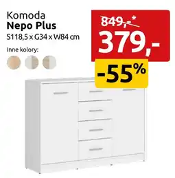Black Red White Komoda Nepo Plus oferta