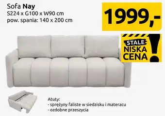 Black Red White Sofa Nay oferta