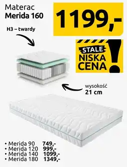 Black Red White Materac Merida 160 oferta