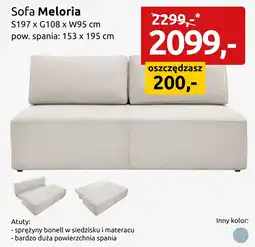 Black Red White Sofa Meloria oferta
