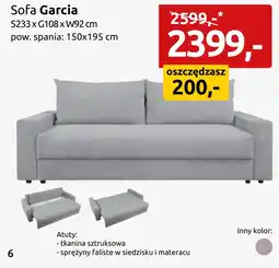 Black Red White Sofa Garcia oferta