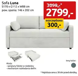 Black Red White Sofa Luna oferta