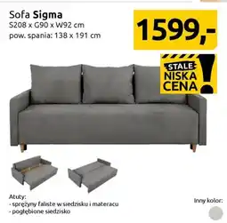 Black Red White Sofa Sigma oferta