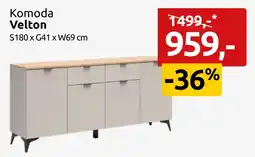 Black Red White Komoda Velton oferta
