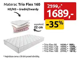Black Red White Materac Trio Flex 160 oferta