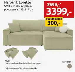 Black Red White Narożnik Loretto oferta