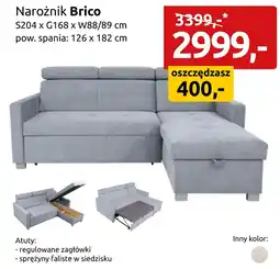 Black Red White Narożnik Brico oferta