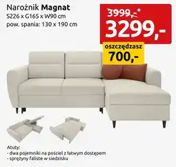 Black Red White Narożnik Magnat oferta