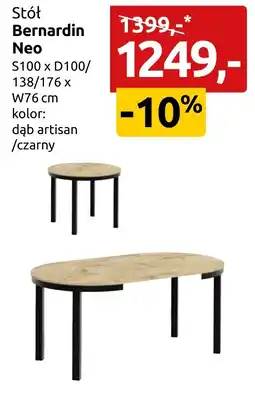 Black Red White Stół Bernardin Neo oferta
