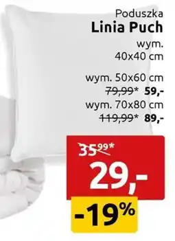 Black Red White Poduszka Linia Puch oferta