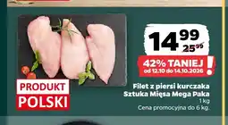Netto Filet z piersi kurczaka Sztuka Mięsa Mega Paka oferta