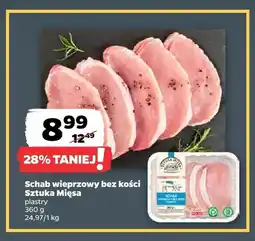 Netto Schab wieprzowy bez kości Sztuka Mięsa plastry oferta